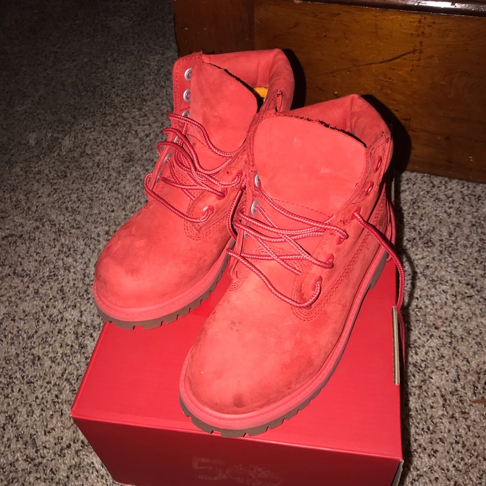 Timberland Red Youth Boots